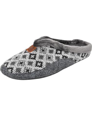 Calzado de casa NORTEÑAS  de Mujer NORTENAS - ZAPATILLAS DE HOGAR PARA MUJER PLANTILLA EXTRA  GRIS