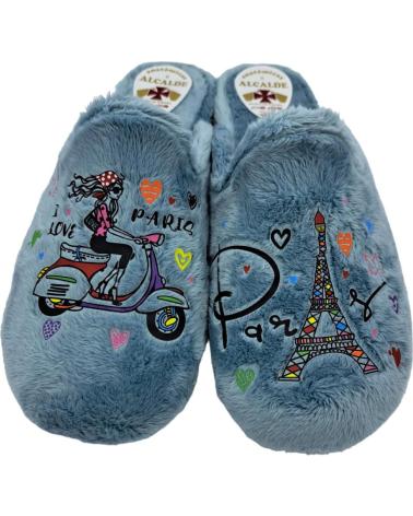 Pantofole per Donna ALCALDE ZAPATILLA CASA ABIERTA VERDE