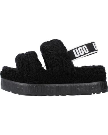 Calzado de casa UGG  de Mujer ZAPATILLAS HOGAR MUJER MODELO W OH FLUFFITA COLOR NEGRO BLAC  BLACK