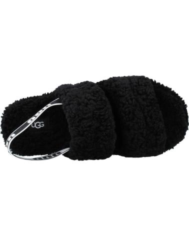 Calzado de casa UGG  de Mujer ZAPATILLAS HOGAR MUJER MODELO W OH FLUFFITA COLOR NEGRO BLAC  BLACK