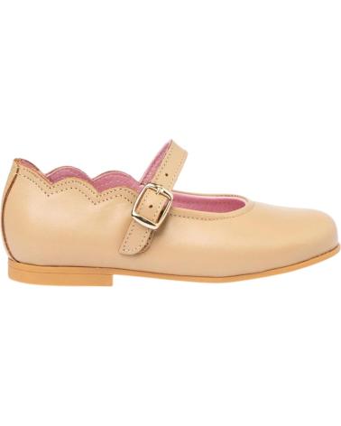 girl shoes ANGELITOS BAILARINAS 1103 BAILARINA HEBILLA  MARRóN