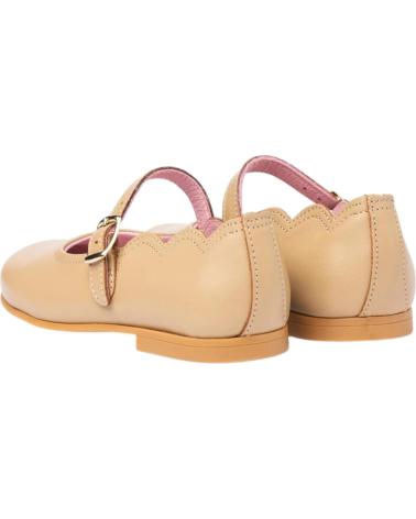 girl shoes ANGELITOS BAILARINAS 1103 BAILARINA HEBILLA  MARRóN