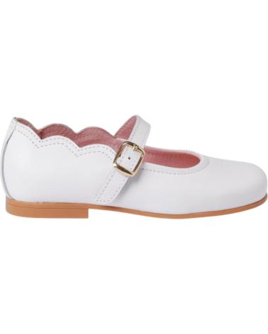 Scarpe ANGELITOS  per Bambina BAILARINAS 1103 BAILARINA HEBILLA  BLANCO