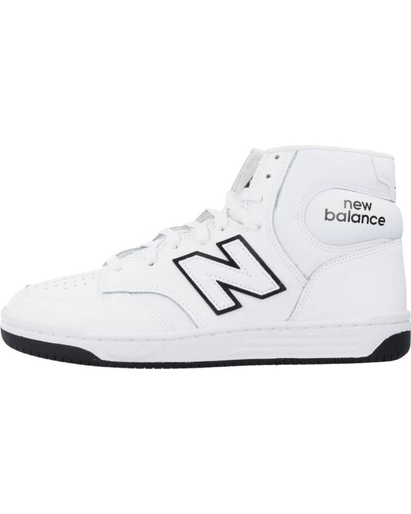 Deportivas NEW BALANCE  de Mujer y Hombre y Niña y Niño BOTIN BB480  BLANCO