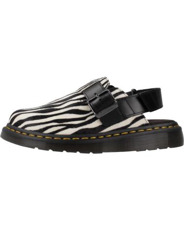 Woman Clogs DR MARTENS ZUECOS MUJER MODELO JORGE II COLOR ANIMAL PRINT  BLCKWHT