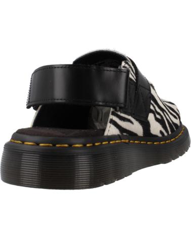 Woman Clogs DR MARTENS ZUECOS MUJER MODELO JORGE II COLOR ANIMAL PRINT  BLCKWHT