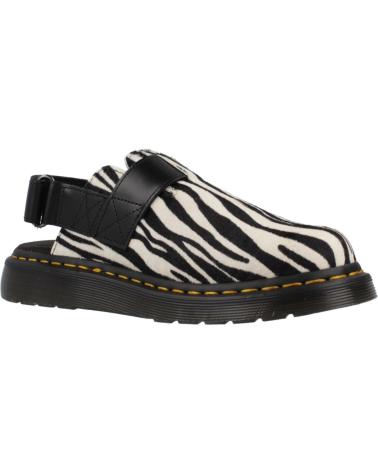 Woman Clogs DR MARTENS ZUECOS MUJER MODELO JORGE II COLOR ANIMAL PRINT  BLCKWHT