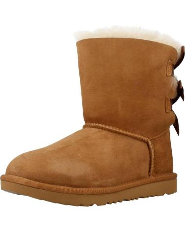 Botas UGG  de Niña 1017394K BOTIN DOS LAZOS ANTE  TOSTADO