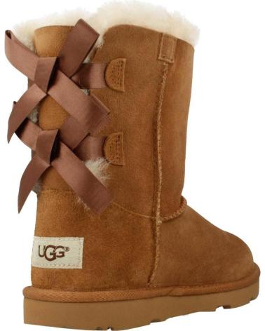 Botas UGG  de Niña 1017394K BOTIN DOS LAZOS ANTE  TOSTADO
