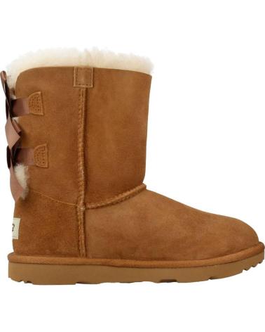 Botas UGG  de Niña 1017394K BOTIN DOS LAZOS ANTE  TOSTADO