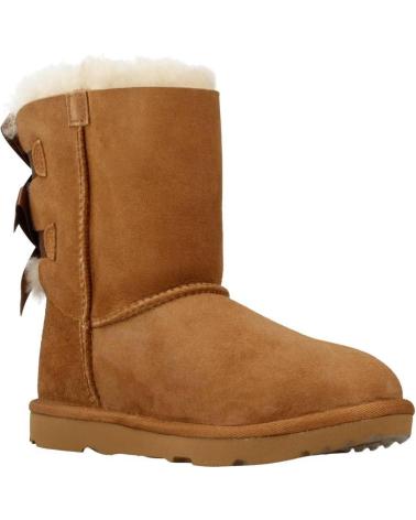 Botas UGG  de Niña 1017394K BOTIN DOS LAZOS ANTE  TOSTADO