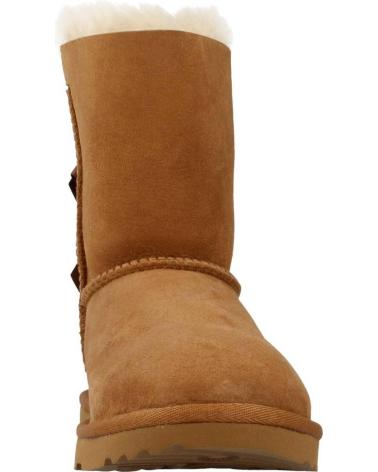 Botas UGG  de Niña 1017394K BOTIN DOS LAZOS ANTE  TOSTADO