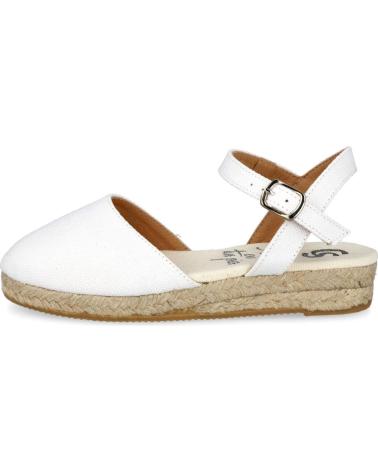 Sandalias de Niña BUBBLE BOBBLE 240 ALPARGATAS ESPARTO NINA BLANCO