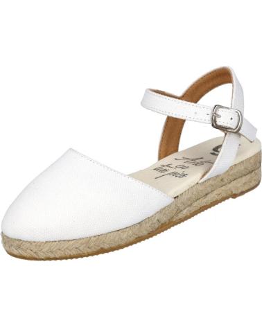 Sandalias de Niña BUBBLE BOBBLE 240 ALPARGATAS ESPARTO NINA BLANCO