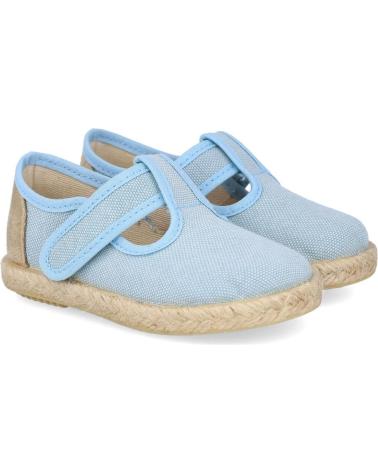 Sapatos BUBBLE BOBBLE  de Menino 244-RECYWAS PEPITOS LONA NINO  CELESTE