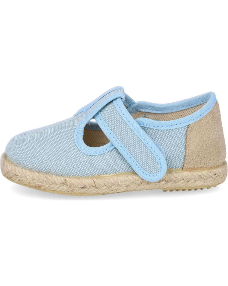 Sapatos BUBBLE BOBBLE  de Menino 244-RECYWAS PEPITOS LONA NINO  CELESTE
