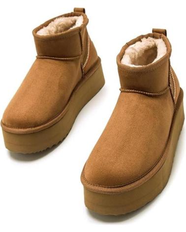 Botines de Mujer mtng 59733 C50748 NUEZ CUERO