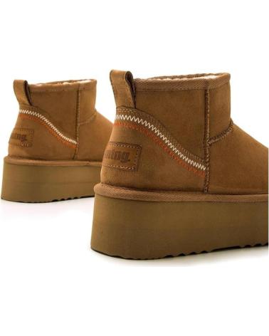 Botines de Mujer mtng 59733 C50748 NUEZ CUERO