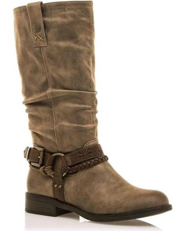 Botas MTNG  de Mujer BOTAS PLANAS MUSTANG 59347 MUJER TAUPE  MARRóN