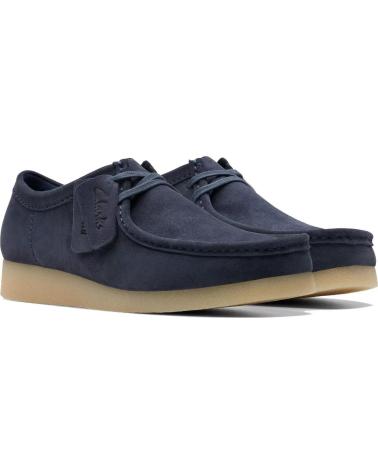 Schuhe CLARKS  für Herren ORIGINALS WALLABEE INK SUEDE - 41  NAVY