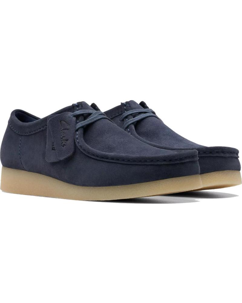 Shoes De Hombre CLARKS ORIGINALS WALLABEE INK SUEDE 41 NAVY