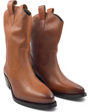 Stivaletti TIMBOS  per Donna BOTIN COWBOY TACON DE MUJER CUERO TODO PIEL 130722  MARRóN