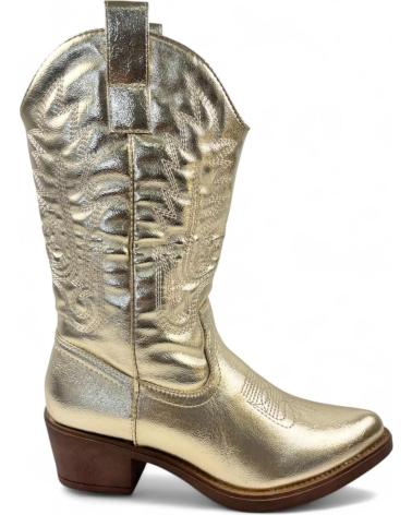 Bottes TIMBOS  pour Femme BOTA COWBOY DE MUJER ORO 130713  AMARILLO