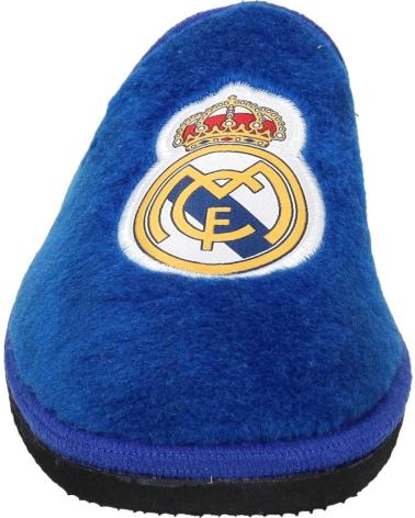 Pantufas REAL MADRID  de Mulher e Homem e Menina e Menino CFRM6  AZUL