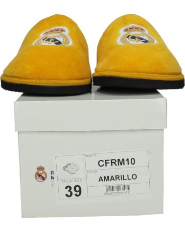 Hausschuhe REAL MADRID  für Damen und Herren und Mädchen und Junge CFRM10  AMARILLO