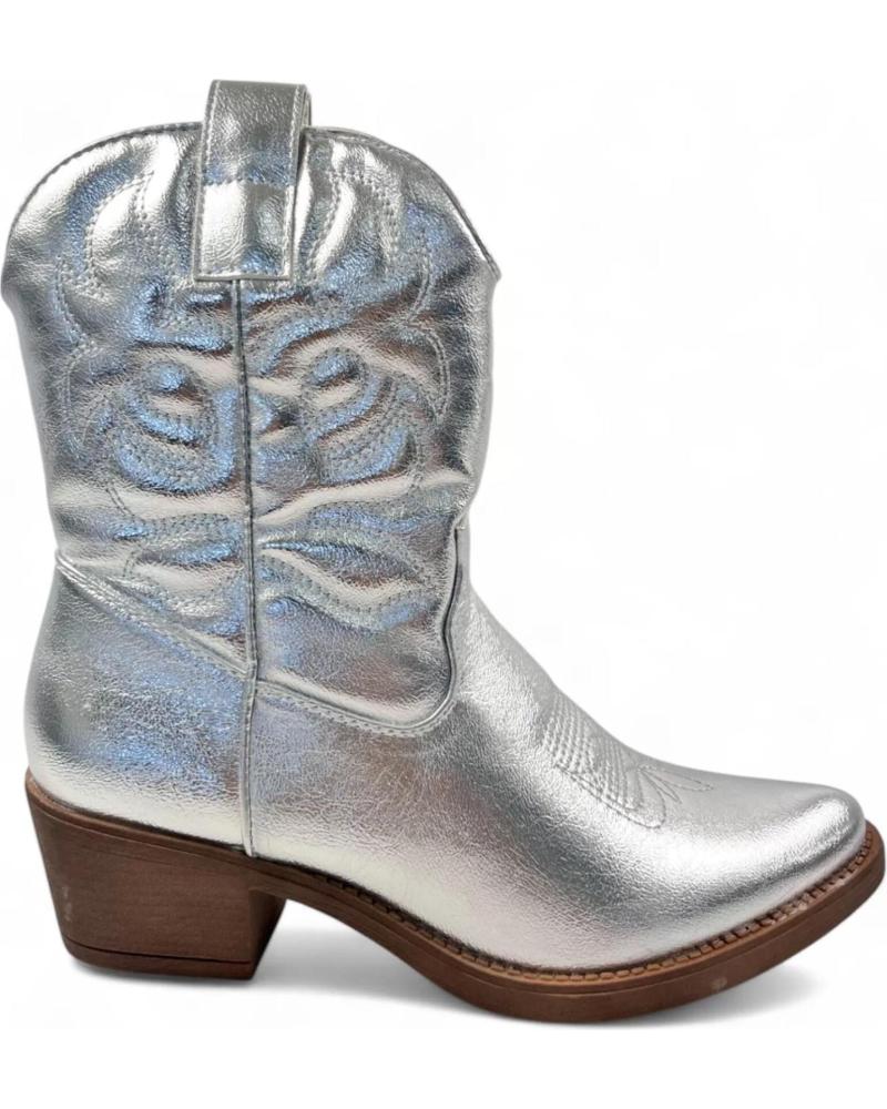 Stivaletti per Donna TIMBOS BOTIN COWBOY DE MUJER PLATA 130712 PLATEADO