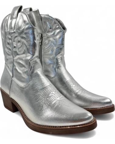 Stivaletti per Donna TIMBOS BOTIN COWBOY DE MUJER PLATA 130712 PLATEADO