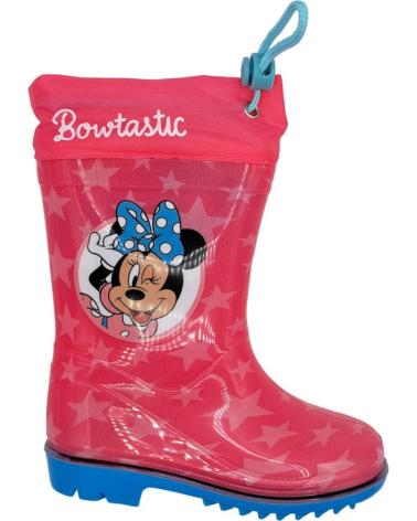 Botas de agua BUBBLE BOBBLE  de Niña BOTA AGUA MINNIE  ROSA