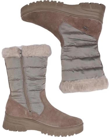 Botas IMAC  de Mujer 656639 NAYLON-PIEL T  TAUPE
