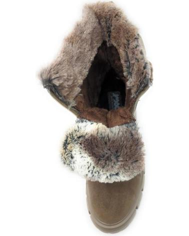 Botas IMAC  de Mujer 656639 NAYLON-PIEL T  TAUPE