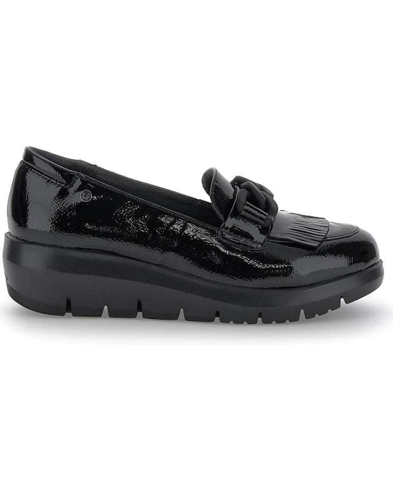 Mocasines De Mujer STONEFLY PLUME 13 PATENT LTH 221542 NEGRO