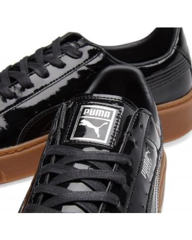 Deportivas de Mujer PUMA ZAPATILLAS BASKET PLATFORM PATENT BLACK NEGRO