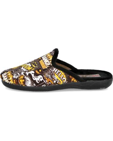 Pantoufles L&R SHOES  pour Garçon LR SHOES 60-C24 ZAPATILLAS DE CASA PARA NINO  NEGRO