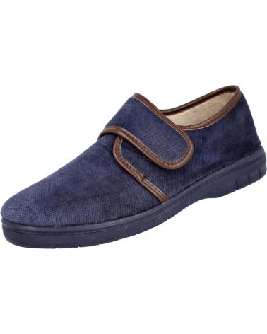 Pantoufles L&R SHOES  pour Homme LR SHOES 980 ZAPATILLAS CON CIERRE ADHESIVO PARA HOMBRE  AZUL