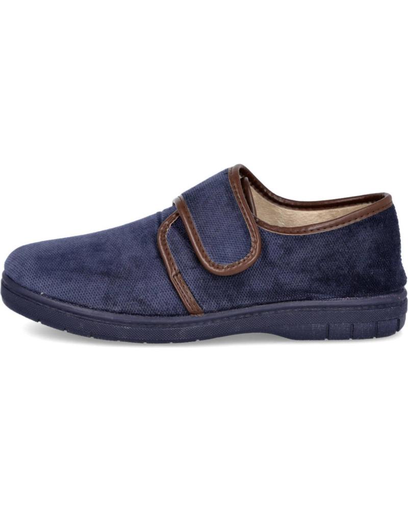 Pantoufles L&R SHOES  pour Homme LR SHOES 980 ZAPATILLAS CON CIERRE ADHESIVO PARA HOMBRE  AZUL