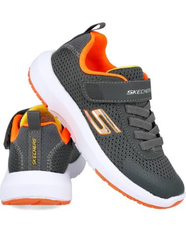 Sportif SKECHERS  pour Fille et Garçon 98151L DYNAMIC TREAD  GRIS