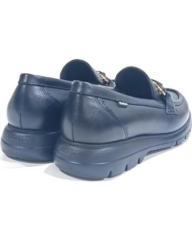 MOCASSINS FLUCHOS CASUAL EN CUIR AVEC SEMELLE GOMME NOIRE (RÉF. 98323591964) NEGRO