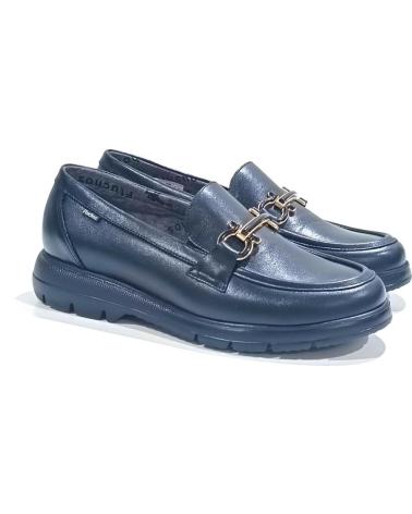 MOCASSINS FLUCHOS CASUAL EN CUIR AVEC SEMELLE GOMME NOIRE (RÉF. 98323591964) NEGRO