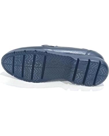 MOCASSINS FLUCHOS CASUAL EN CUIR AVEC SEMELLE GOMME NOIRE (RÉF. 98323591964) NEGRO