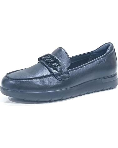 Shoes De Mujer STONEFLY ZAPATO MOCASIN DE PIEL CON SUELA DE GOMA BLUESOFT NEGRO