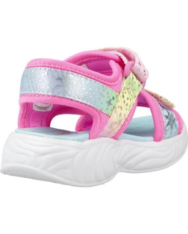 SKECHERS MÄDCHEN SANDALEN EINHORN 302682N ROSA MEHRFARBIG PKMT