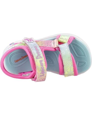 SKECHERS MÄDCHEN SANDALEN EINHORN 302682N ROSA MEHRFARBIG PKMT