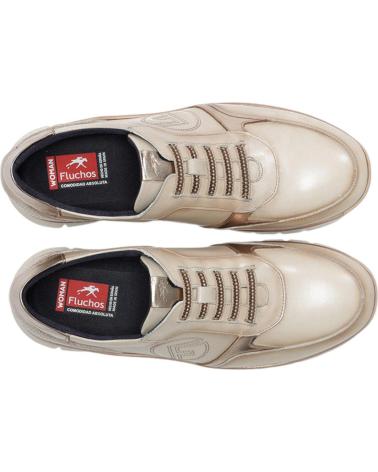 Sportif FLUCHOS  pour Femme DEPORTIVOS DE MUJER F2074 EN  BEIGE