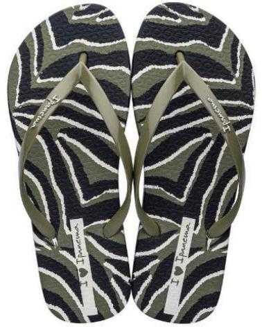 IPANEMA CHANCLAS ANIMAL PRINT GREEN BLACK VARIOS COLORES
