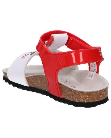 girl Sandals GEOX B152RC 00254 B CHALKI  C0003 RED-WHITE