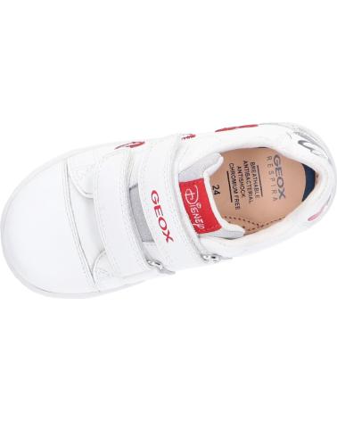girl Trainers GEOX B251HA 00085 B NEW FLICK C1000 WHITE